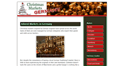 Desktop Screenshot of christmasmarketsgermany.com